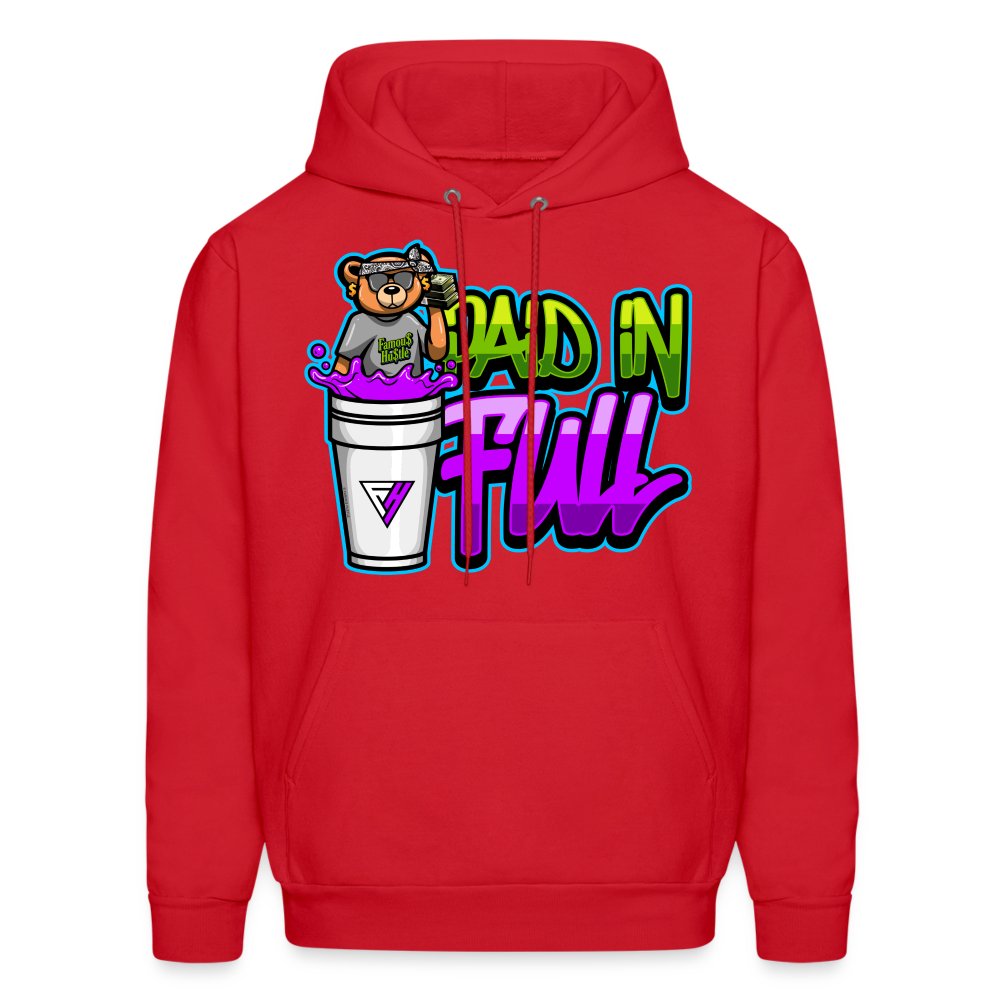 Paid In Full Men's Hoodie - red