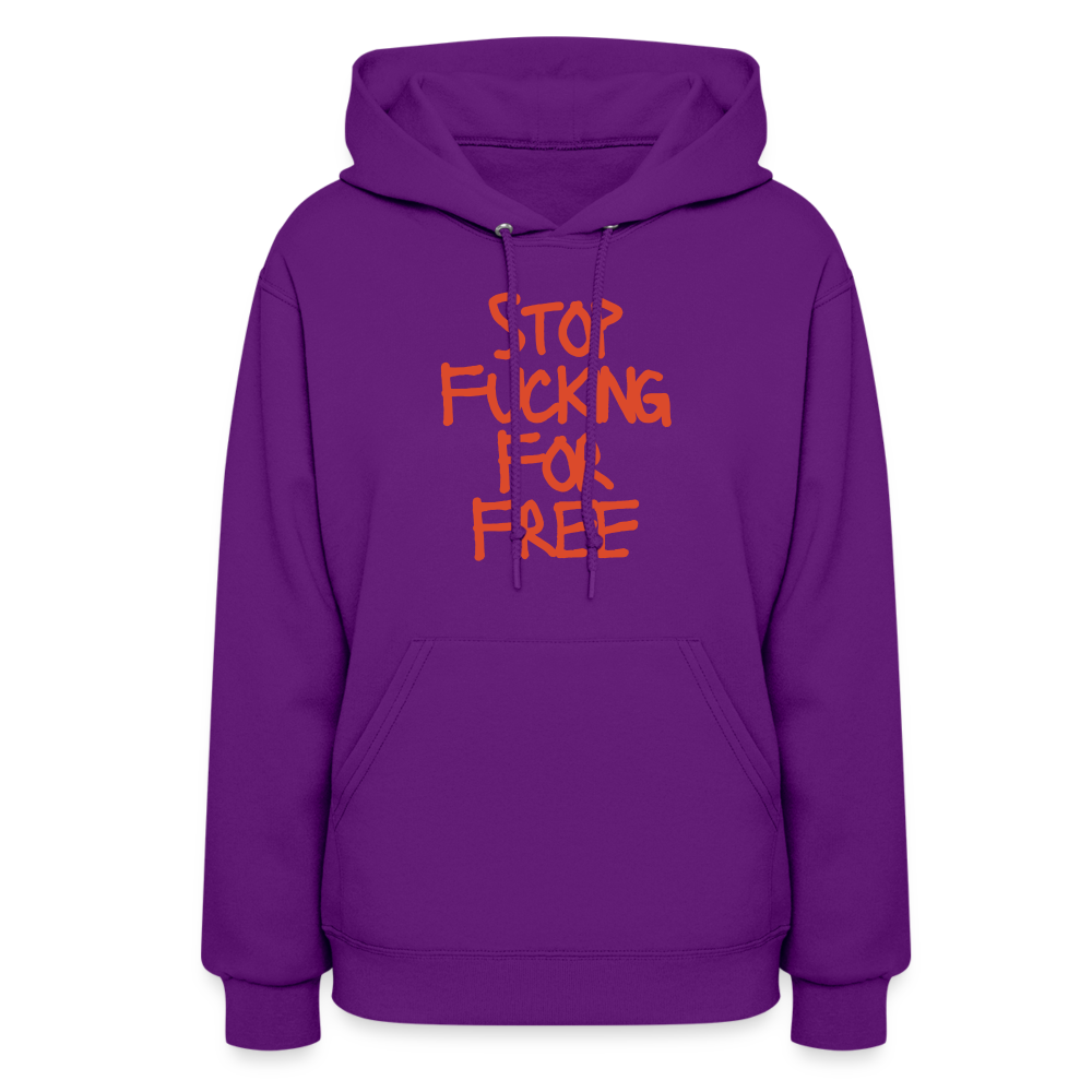 Stop Women's Hoodie - purple