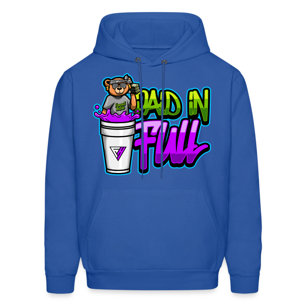 Paid In Full Men's Hoodie - royal blue