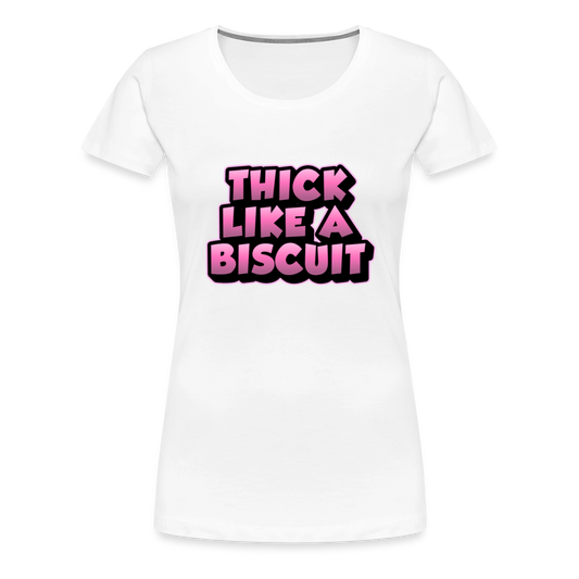 Thick Women’s Premium T-Shirt - white