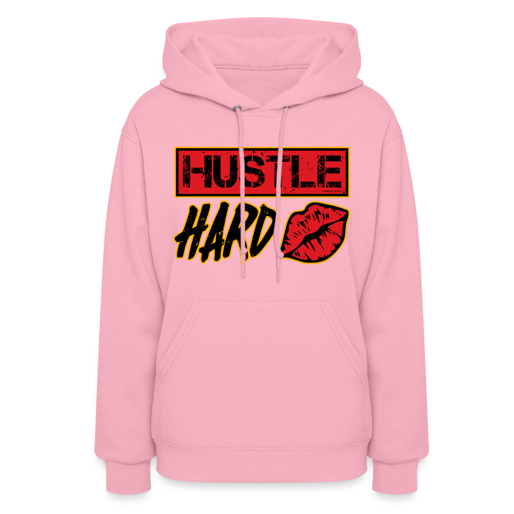 Huste Hard Women's Hoodie - classic pink