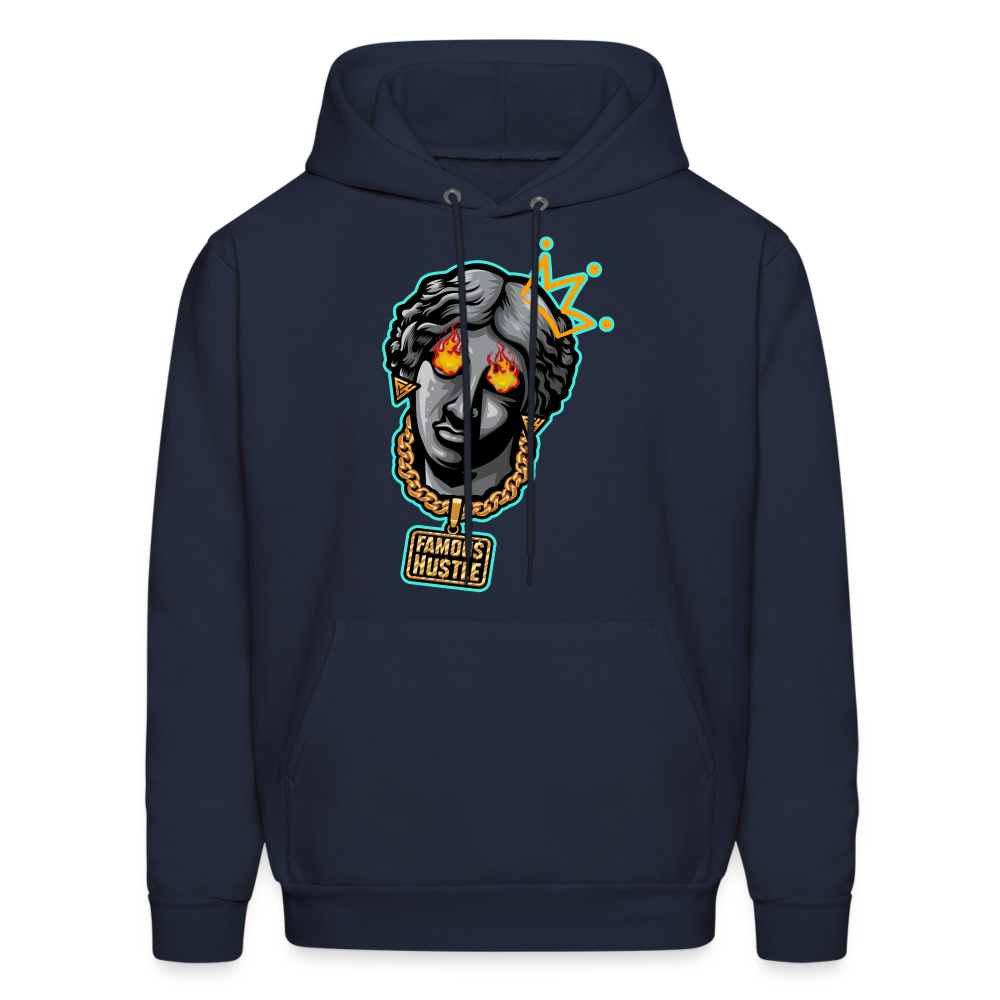 Famous Men's Hoodie - navy