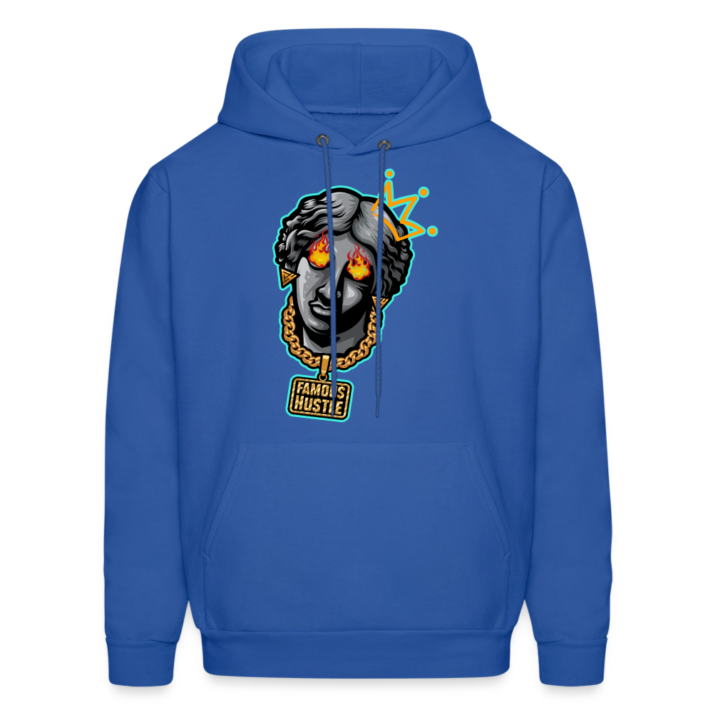 Famous Men's Hoodie - royal blue