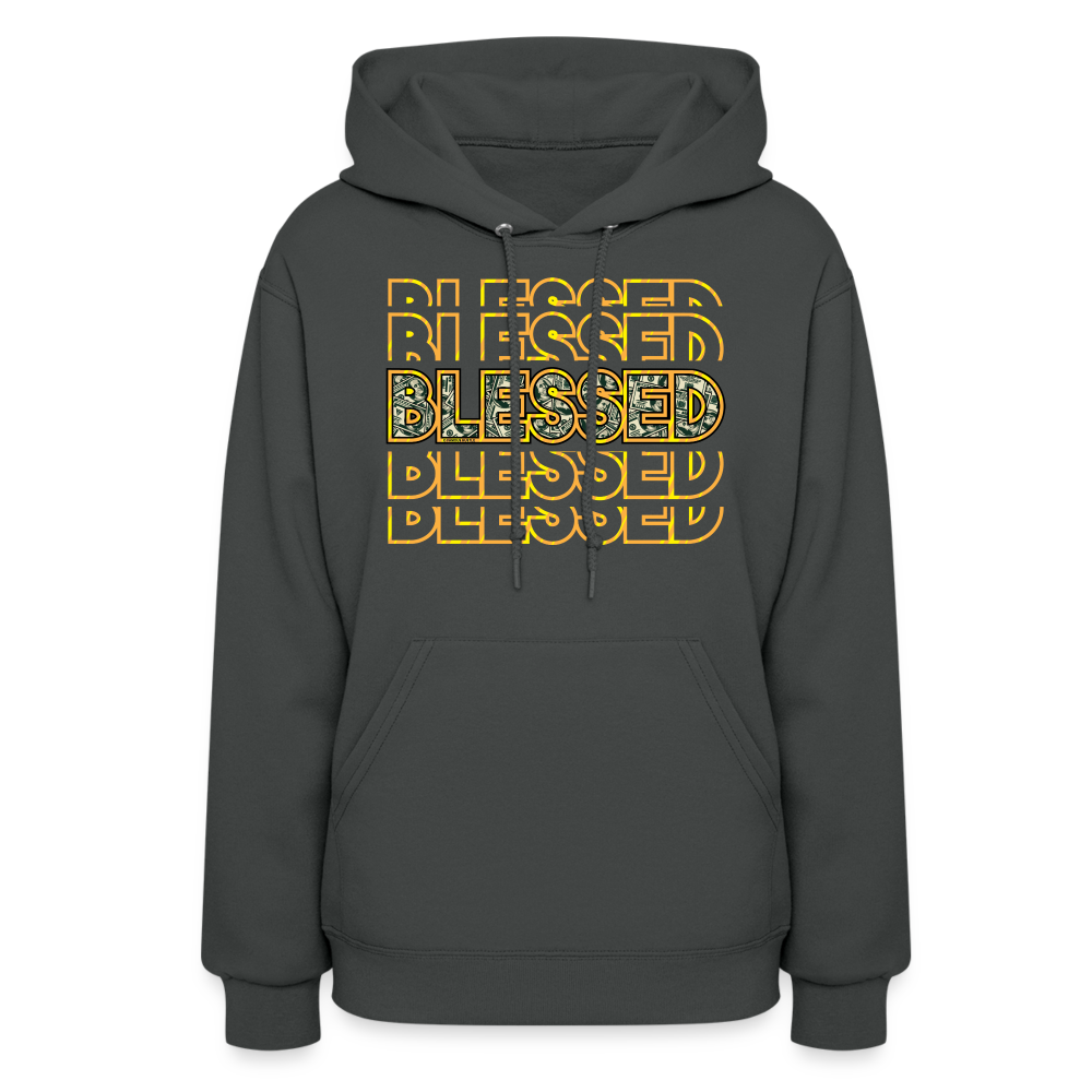 Blessed Women's Hoodie - asphalt