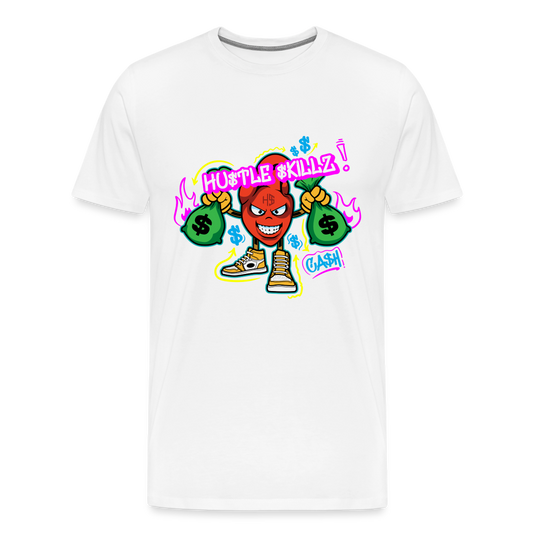 Skillz Men's Premium T-Shirt - white