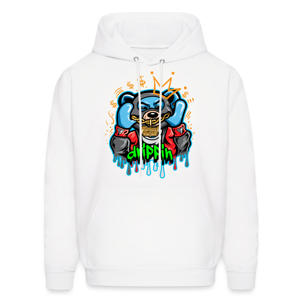 Drip Men's Hoodie - white