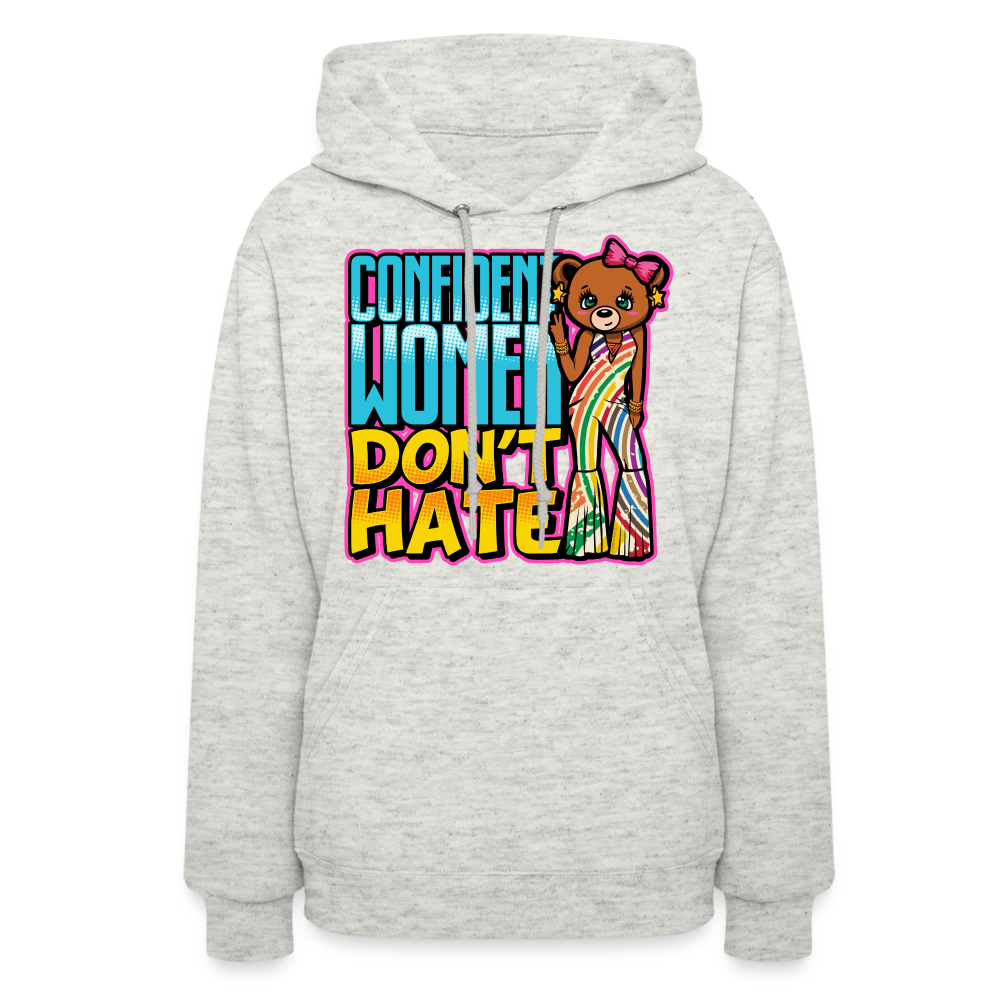 Confident Women's Hoodie - heather oatmeal
