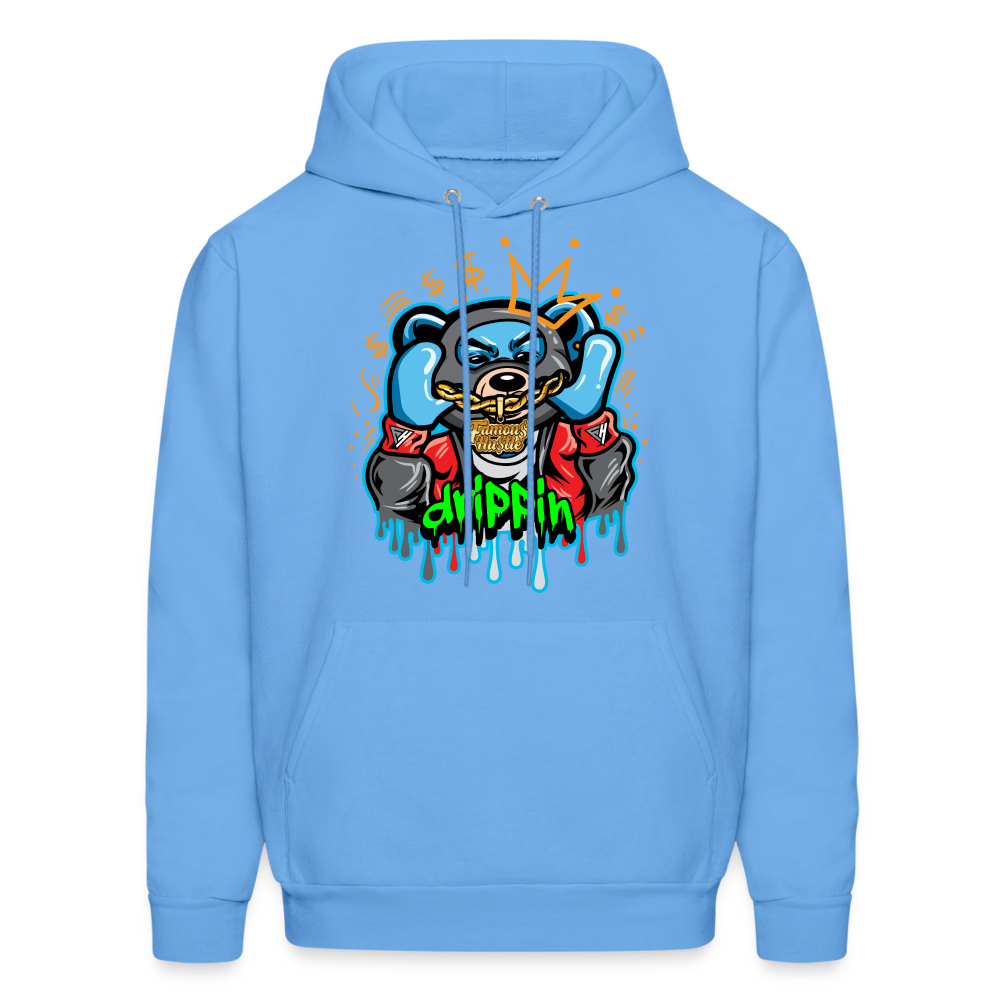 Drip Men's Hoodie - carolina blue