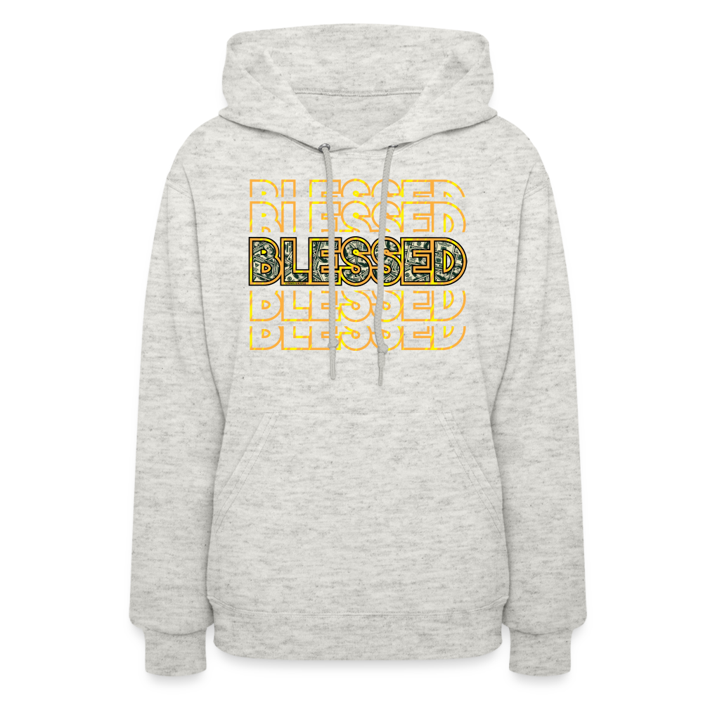 Blessed Women's Hoodie - heather oatmeal