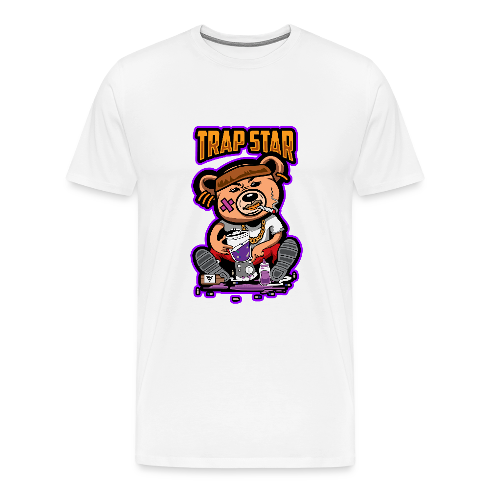 Trap Star Men's Premium T-Shirt - white
