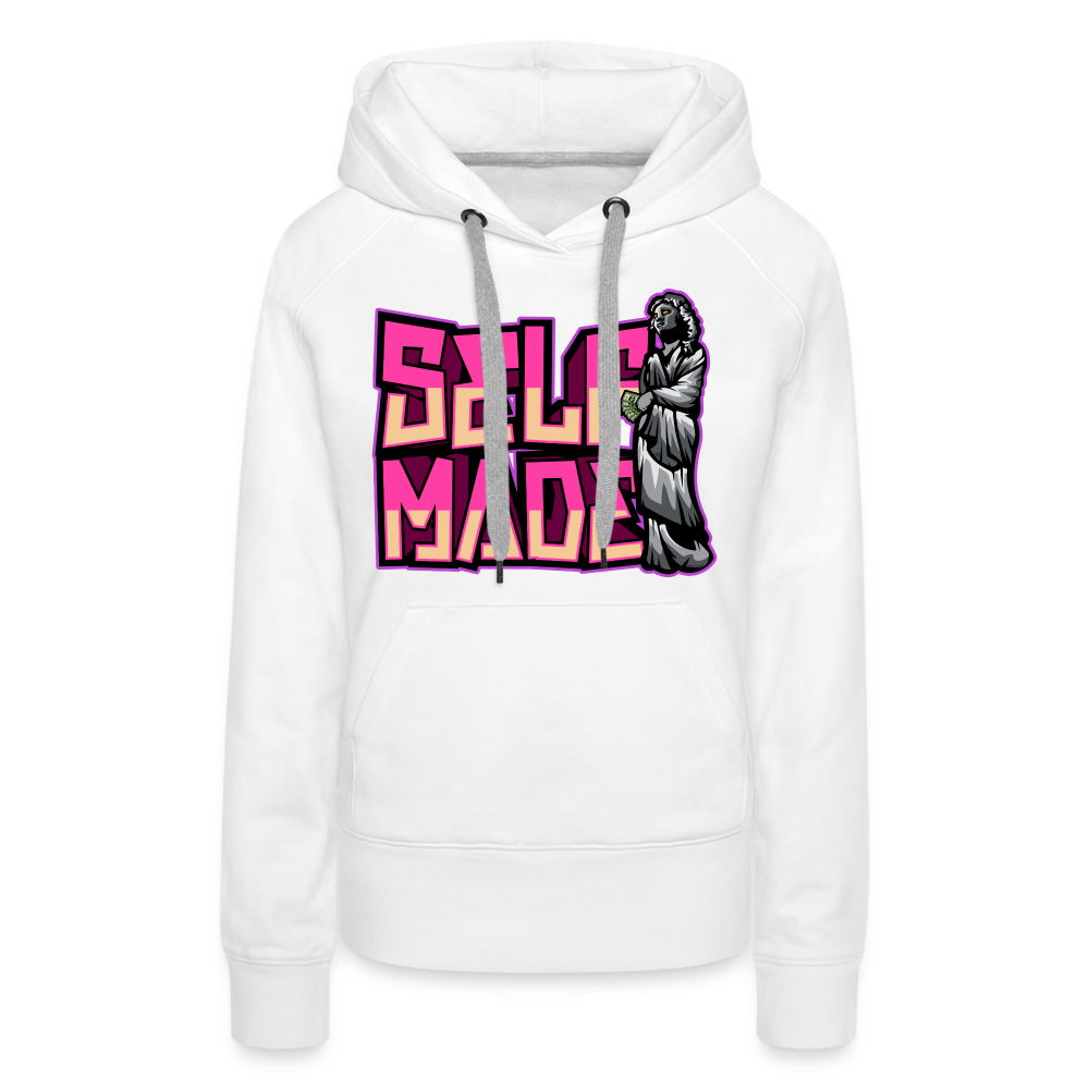 Selfmade Women’s Premium Hoodie - white