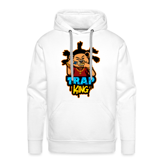 Trap King Men’s Premium Hoodie - white