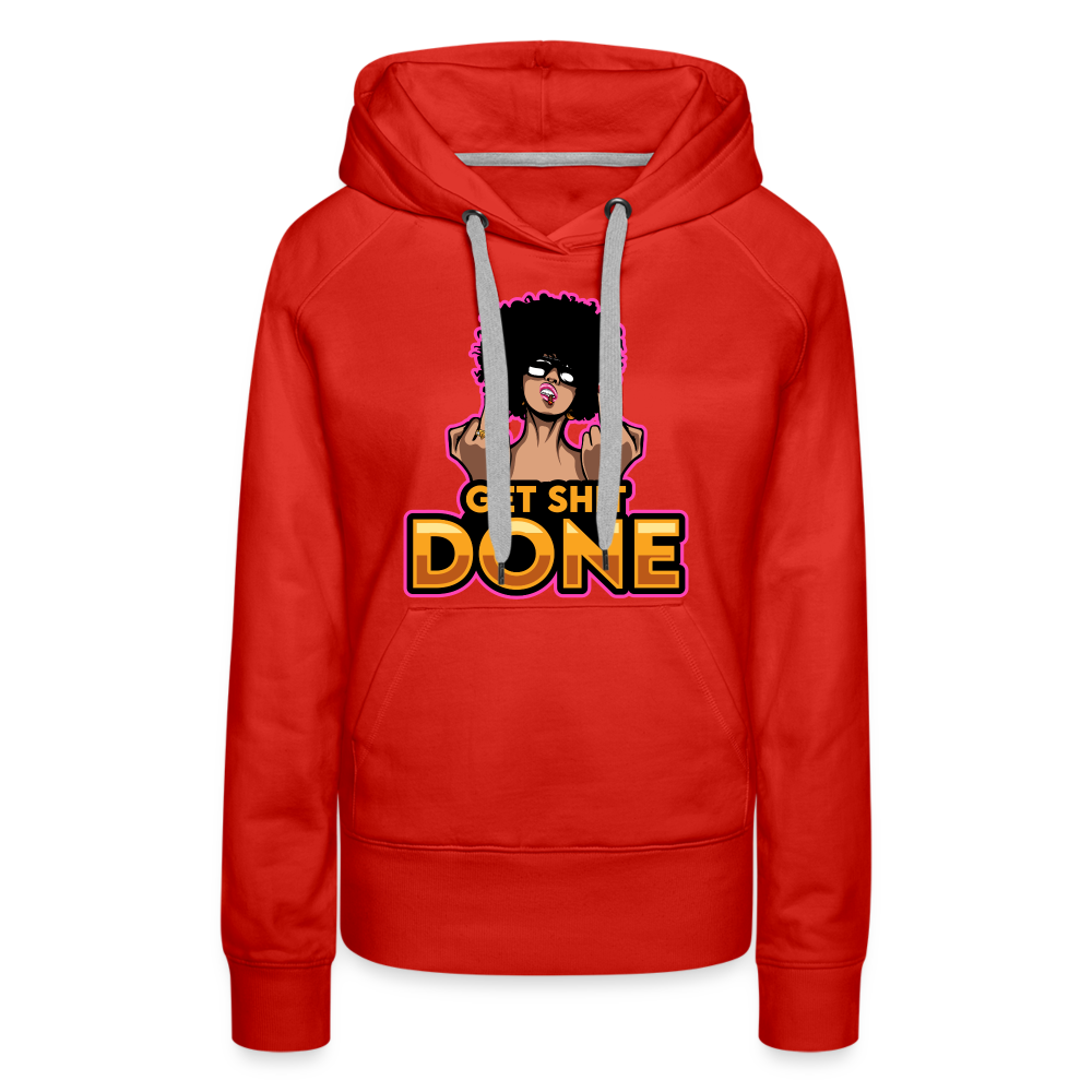 Get It Done Women’s Premium Hoodie - red