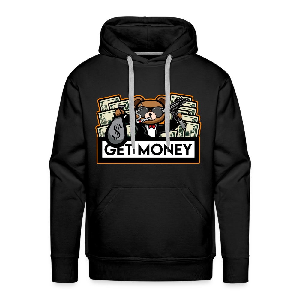 Get Money Men’s Premium Hoodie - black