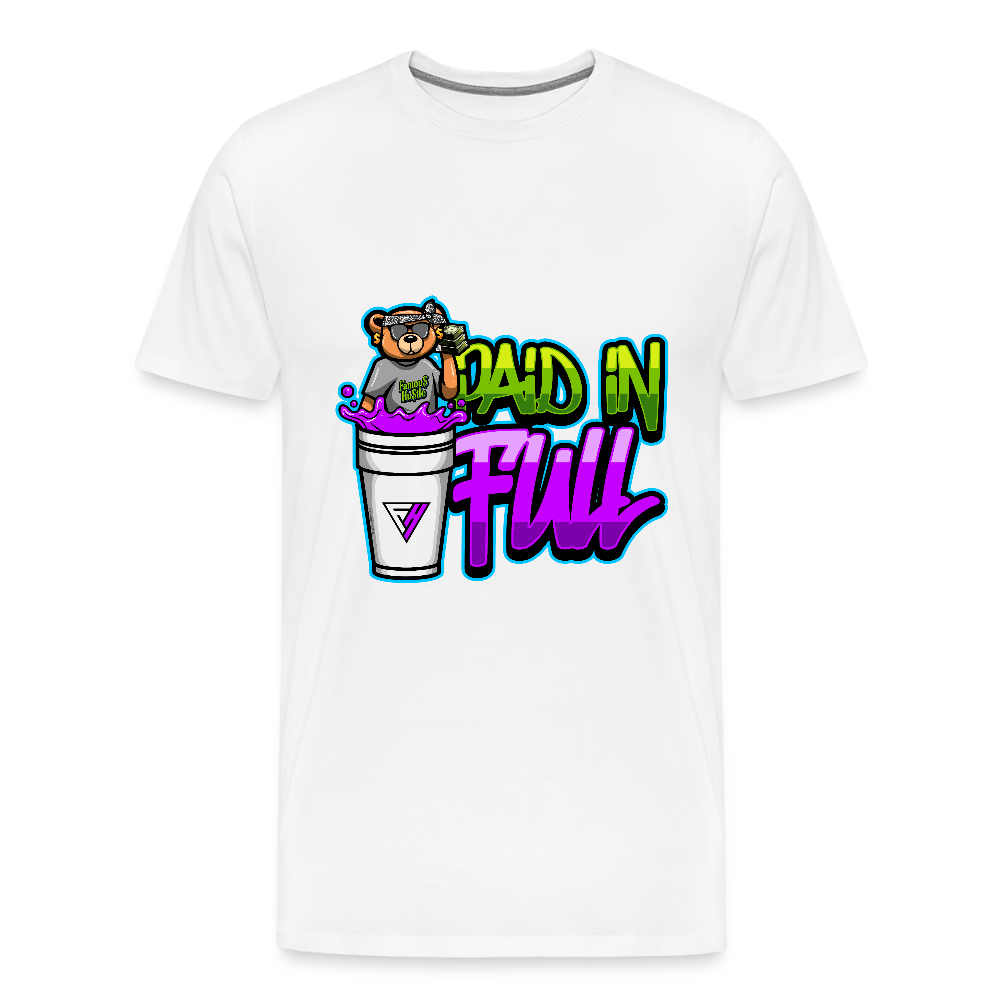 Paid In Full Men's Premium T-Shirt - white