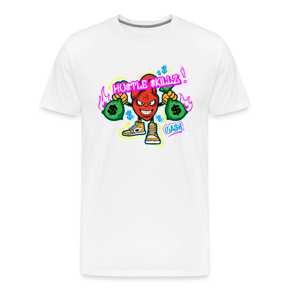 Skillz Men's Premium T-Shirt - white