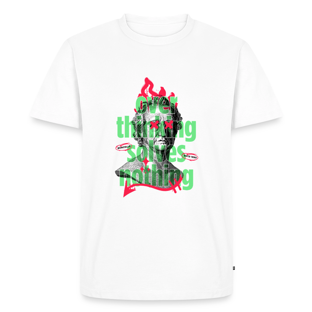 Overthinking Men's Premium T-Shirt - white