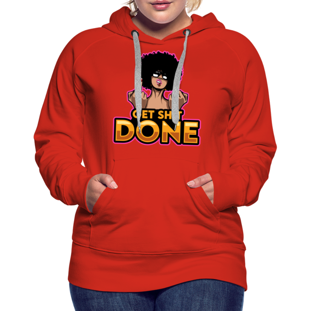 Get It Done Women’s Premium Hoodie - red