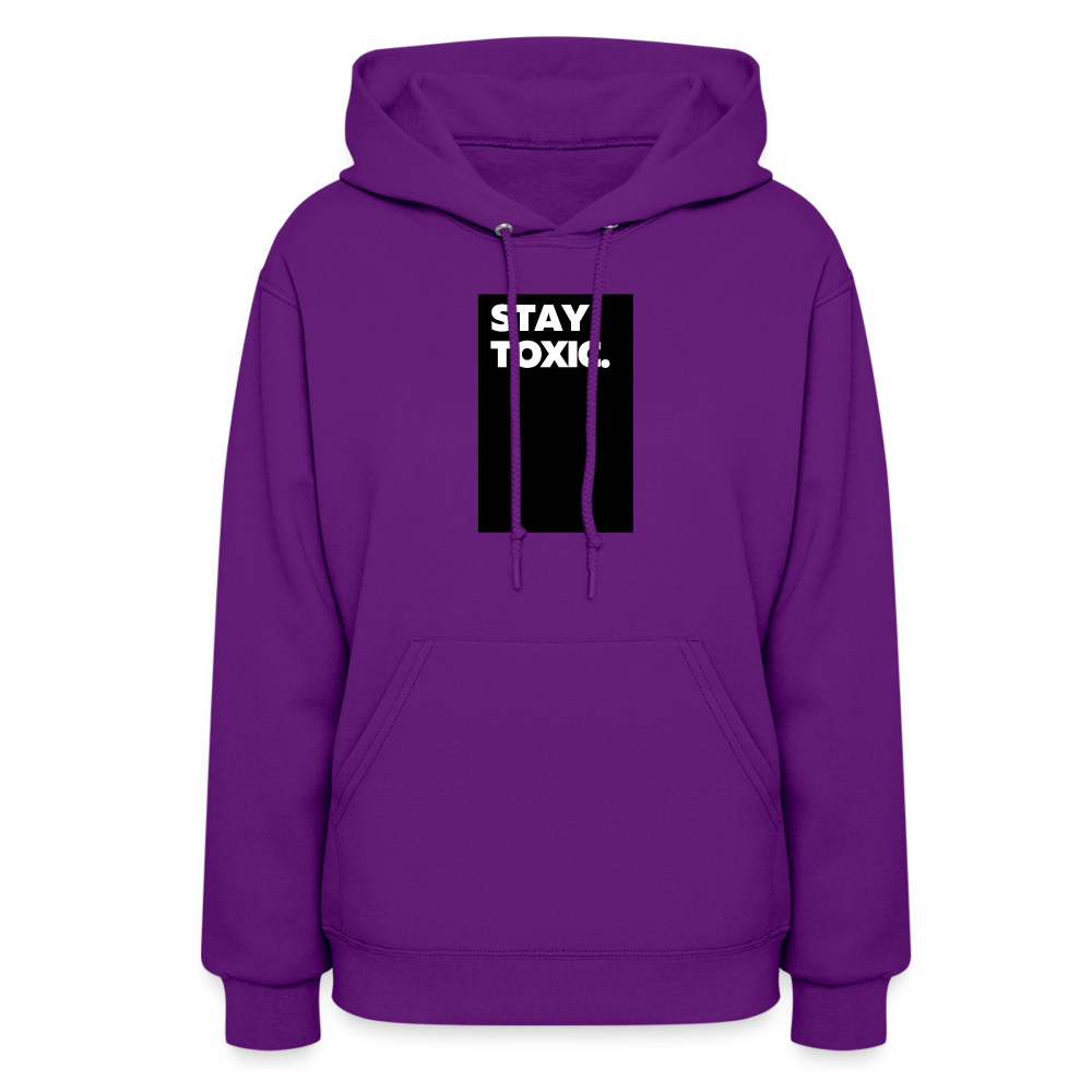 Stay Toxic Women's Hoodie - purple