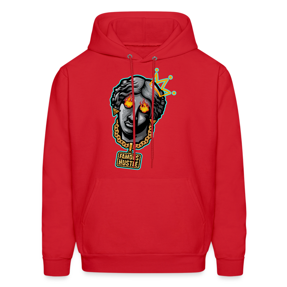 Famous Men's Hoodie - red