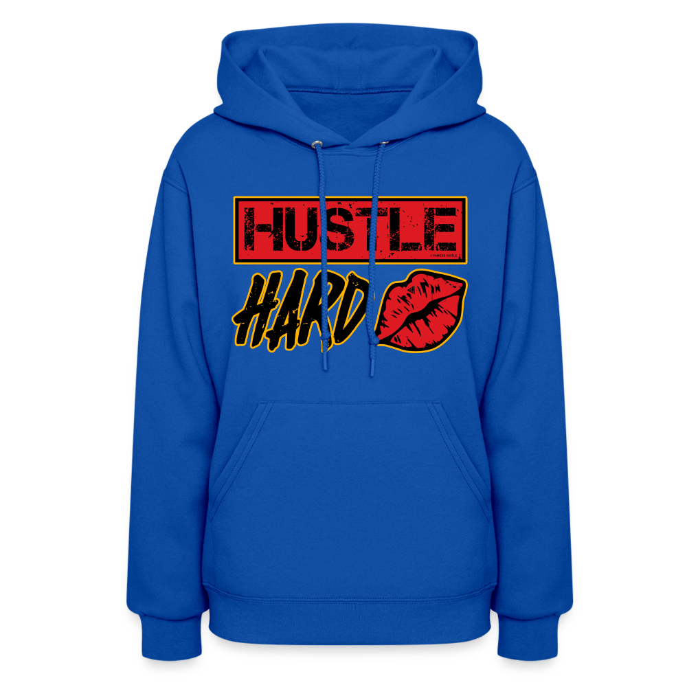 Huste Hard Women's Hoodie - royal blue