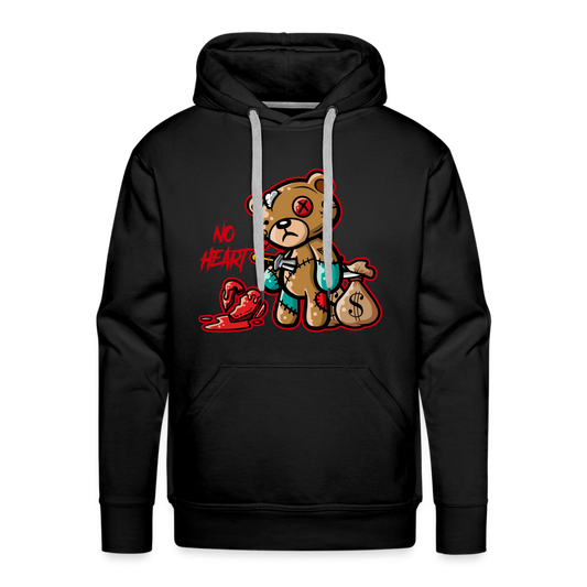 No Heart Men’s Premium Hoodie - black