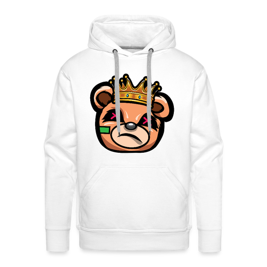 King Men’s Premium Hoodie - white