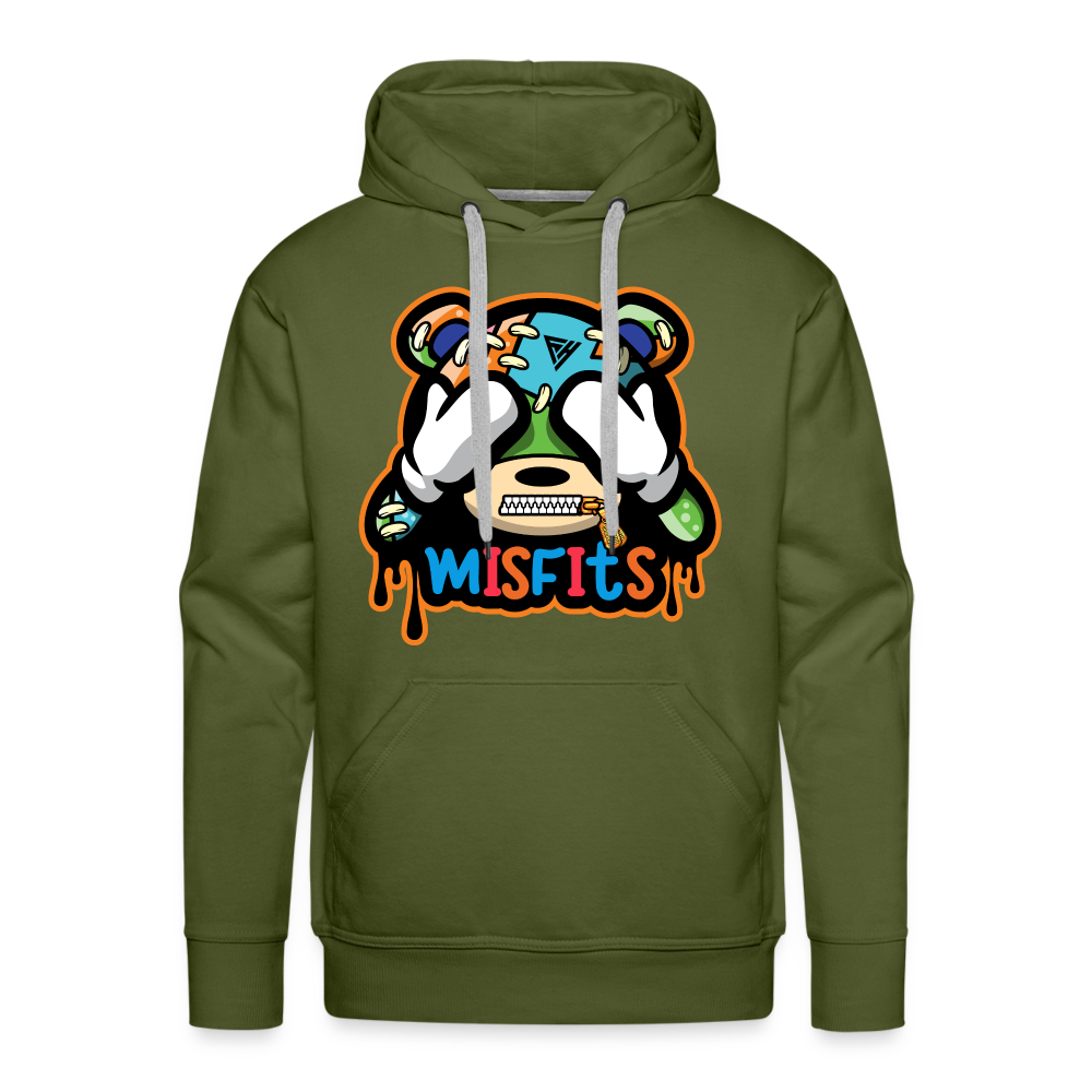 Misfit Men’s Premium Hoodie - olive green
