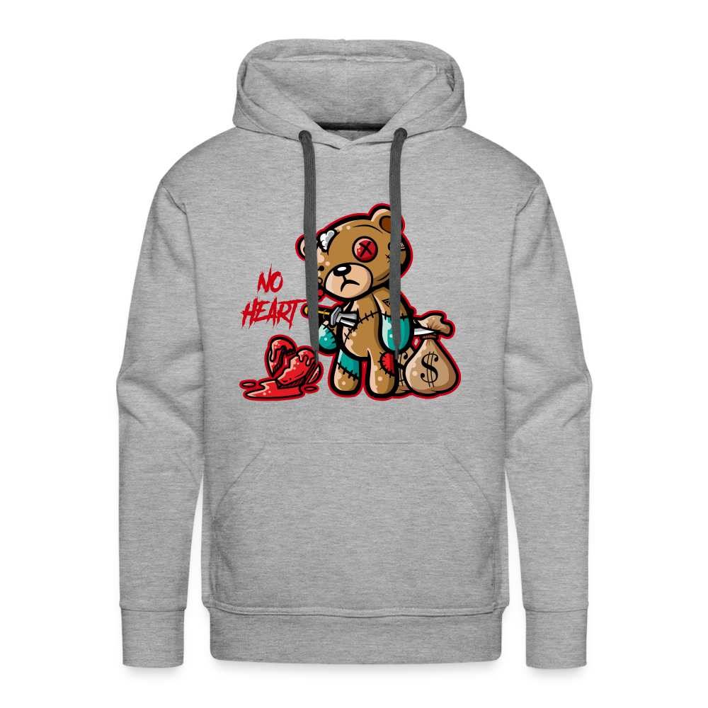 No Heart Men’s Premium Hoodie - heather grey