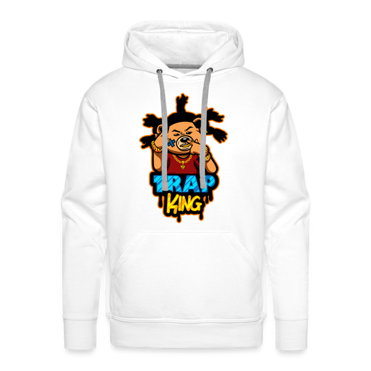 Trap King Men’s Premium Hoodie - white