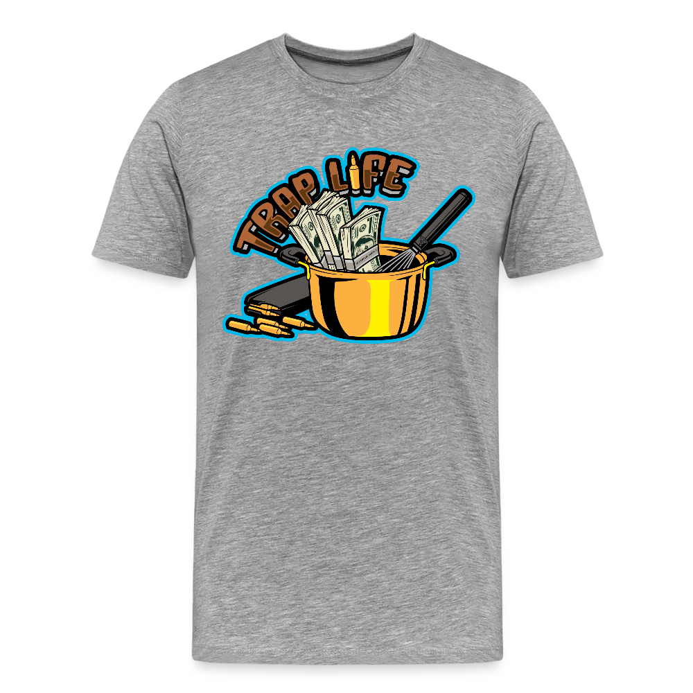 Trap Life Men's Premium T-Shirt - heather gray