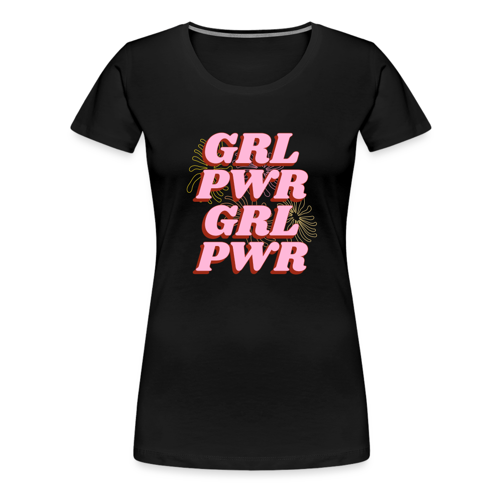 Grl Pwr Women’s Premium T-Shirt - black