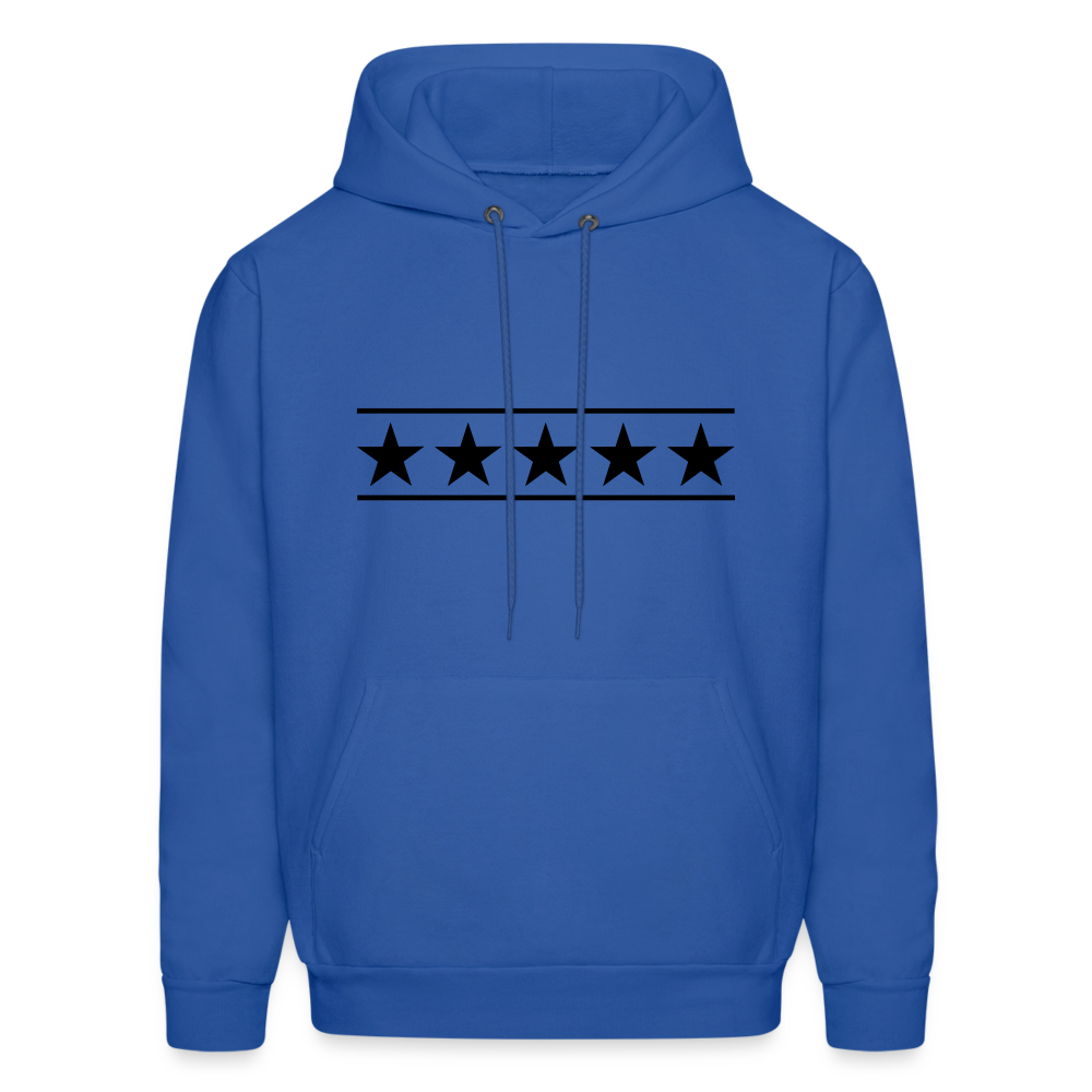 5 Star Men's Hoodie - royal blue