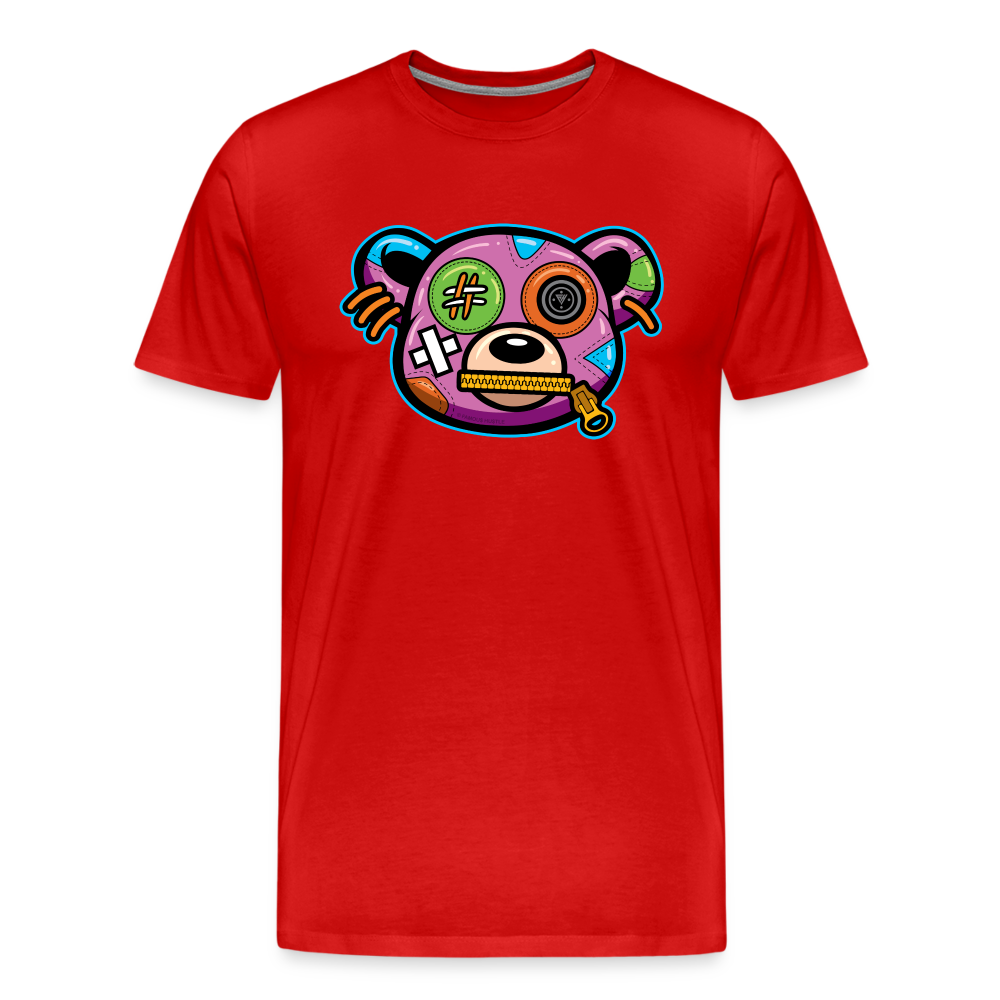 Bear Men's Premium T-Shirt - red