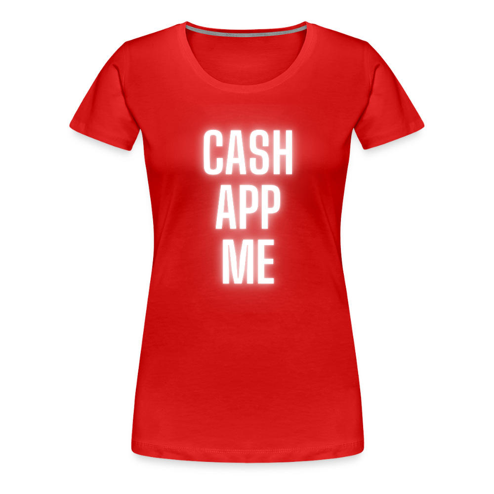 Cash App Me Women’s Premium T-Shirt - red