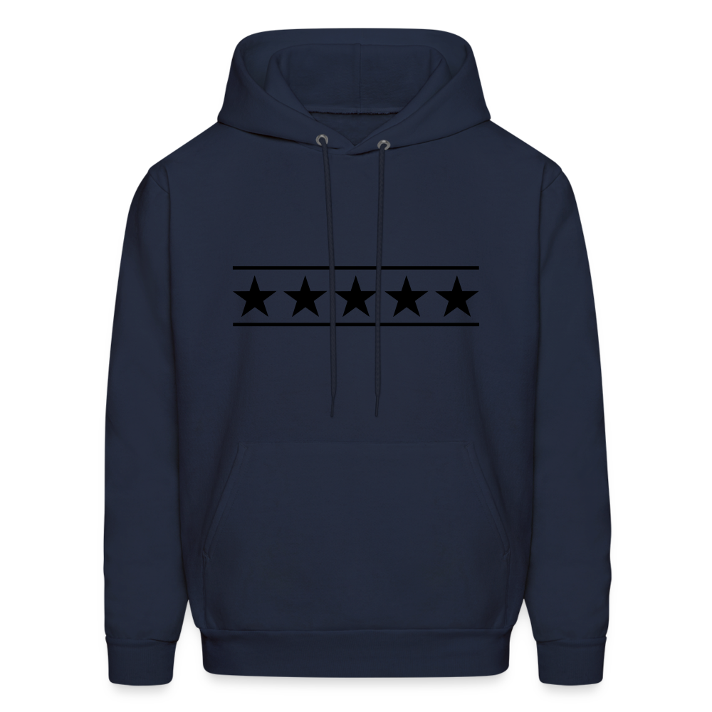 5 Star Men's Hoodie - navy