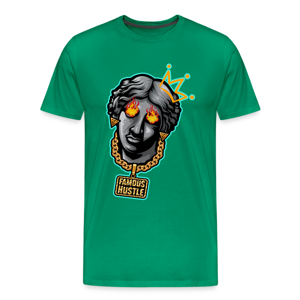 Famous Hustle Men's Premium T-Shirt - kelly green