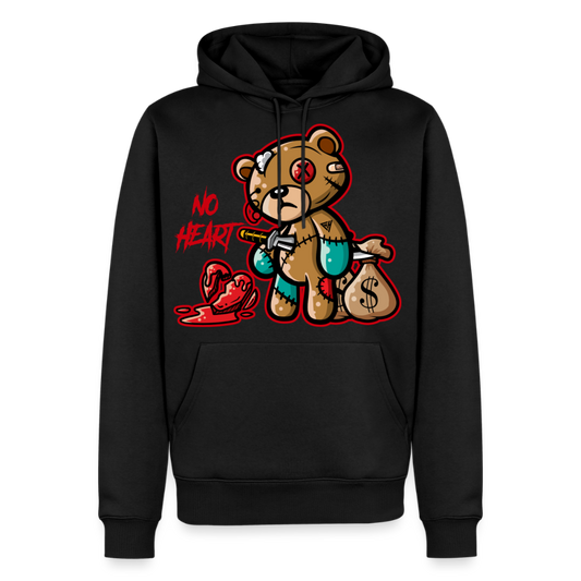 No Heart Men’s Premium Hoodie - black