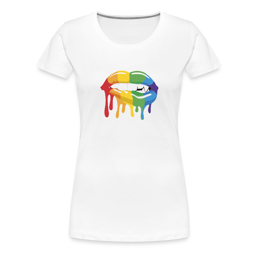 Smile Women’s Premium T-Shirt - white