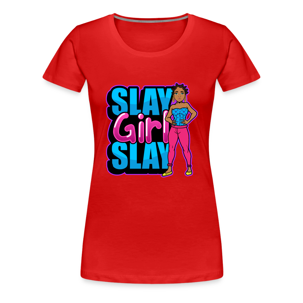 Slay Girl Women’s Premium T-Shirt - red