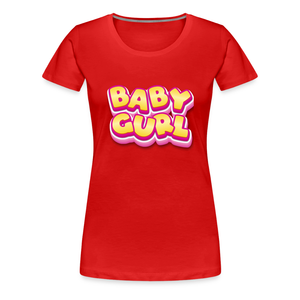 Baby Gurl Women’s Premium T-Shirt - red