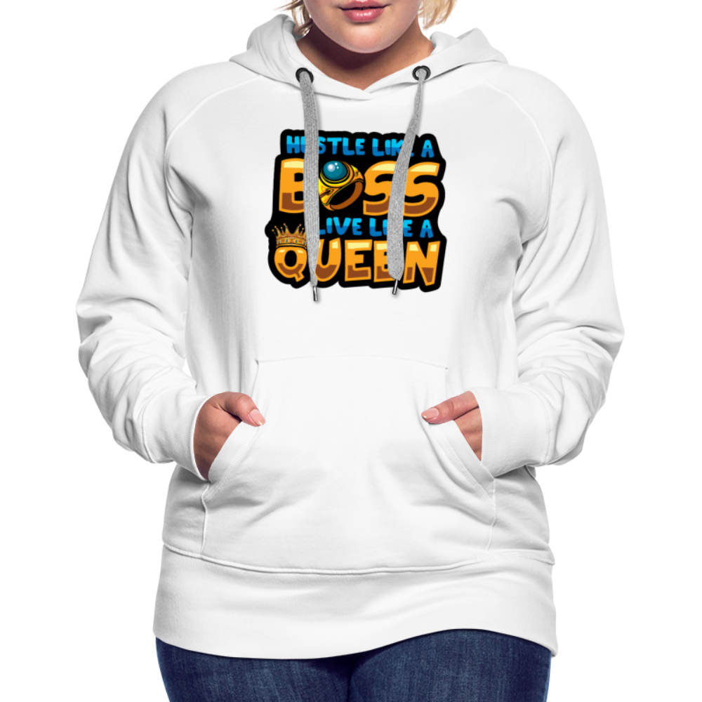 Boss Women’s Premium Hoodie - white