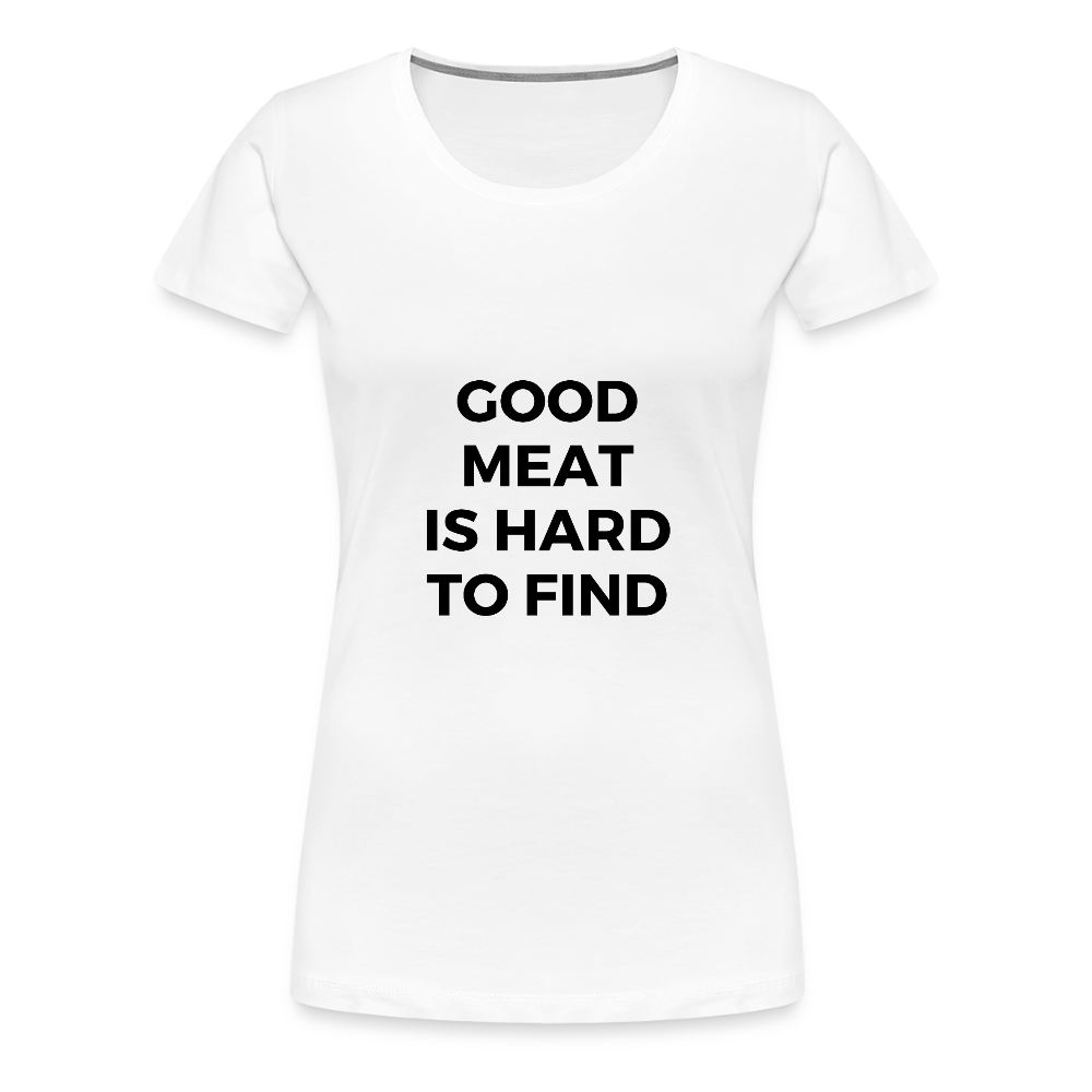 Good Meat Women’s Premium T-Shirt - white