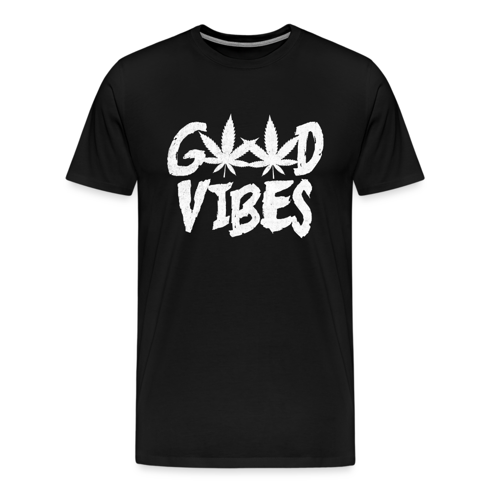 Good Vibes Men's Premium T-Shirt - black