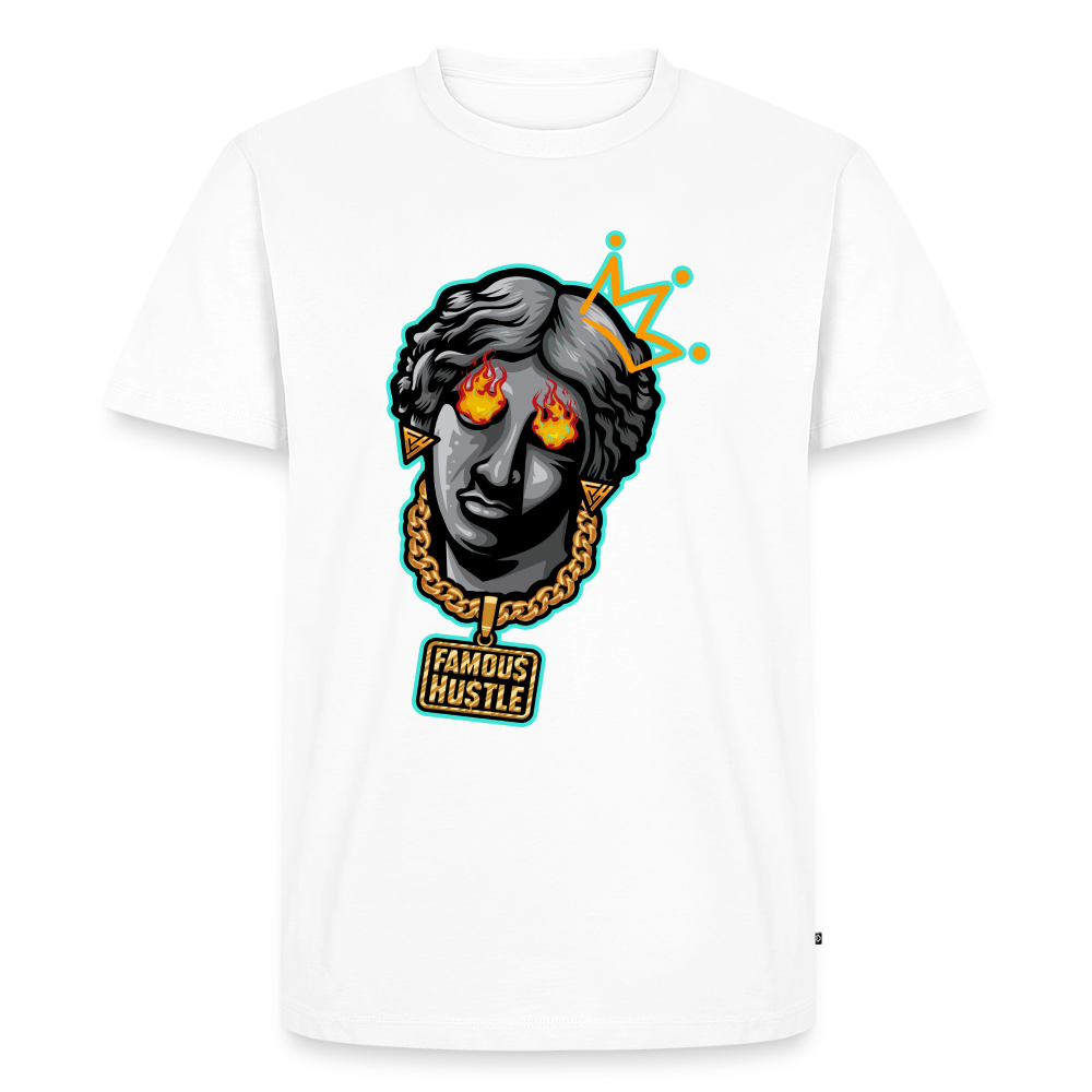 Famous Hustle Men's Premium T-Shirt - white
