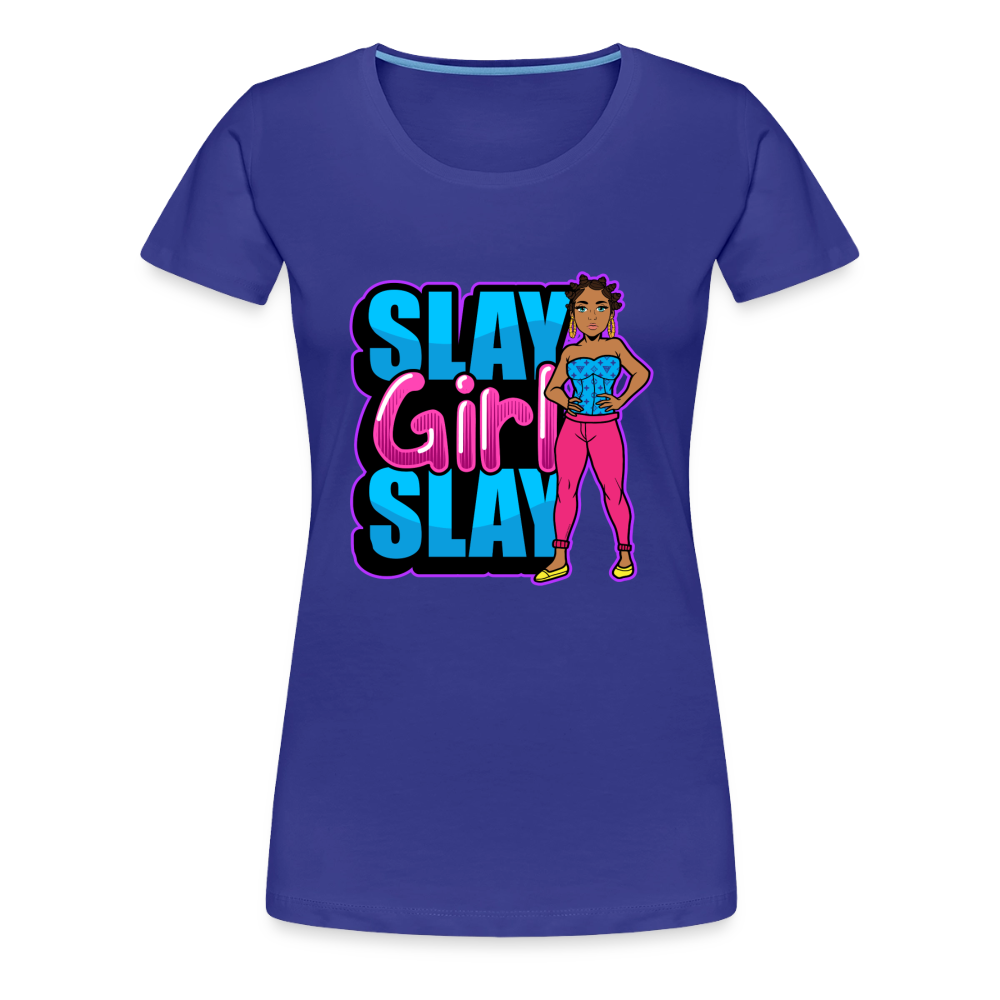 Slay Girl Women’s Premium T-Shirt - royal blue