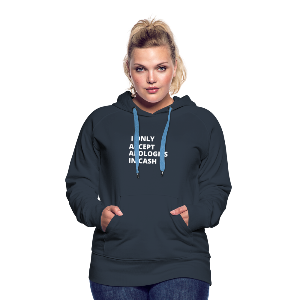 Only Cash Women’s Premium Hoodie - navy