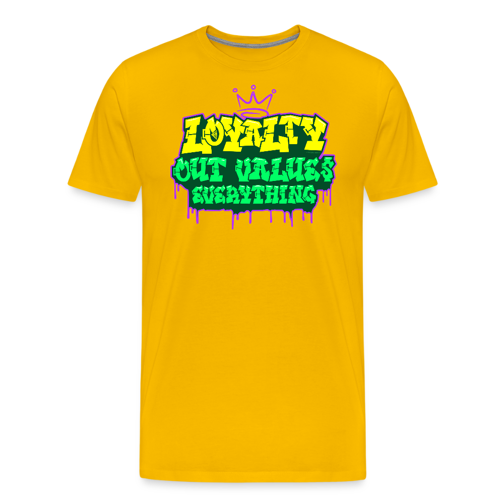 Loyalty Men's Premium T-Shirt - sun yellow