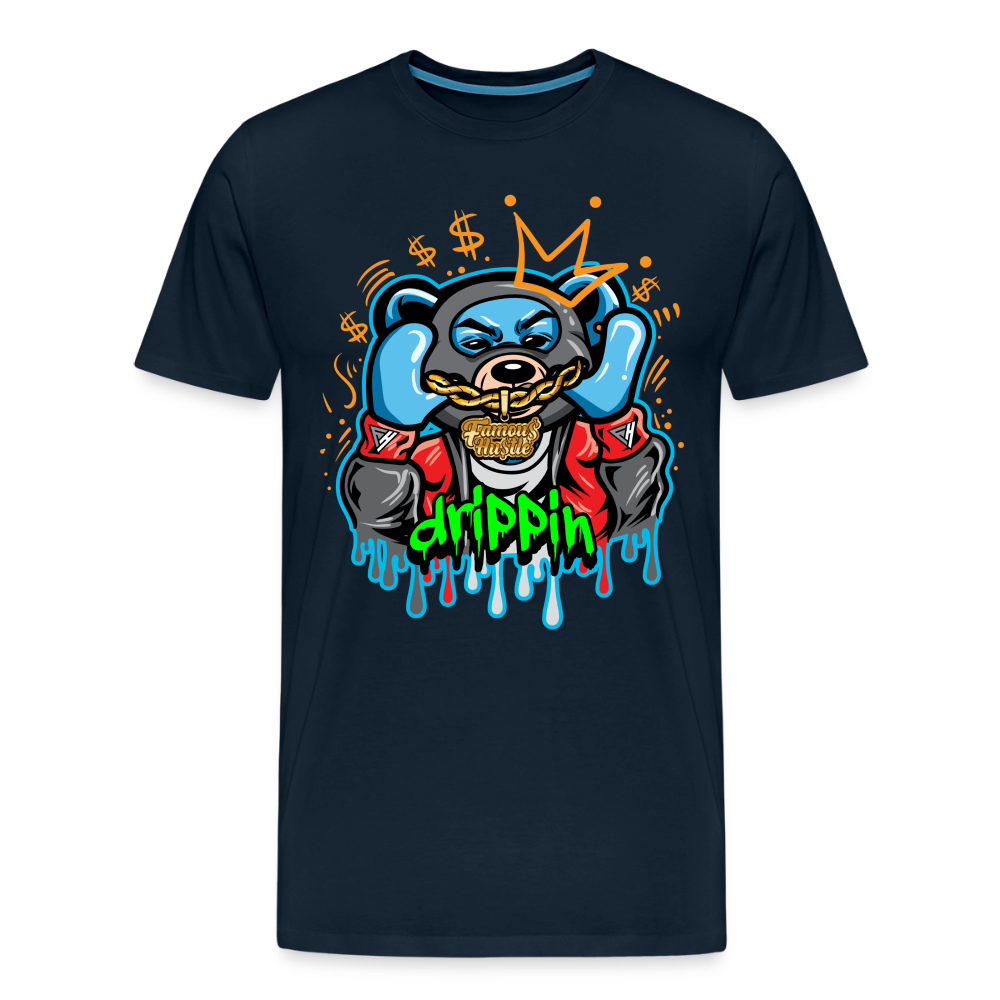 Drip Men's Premium T-Shirt - deep navy