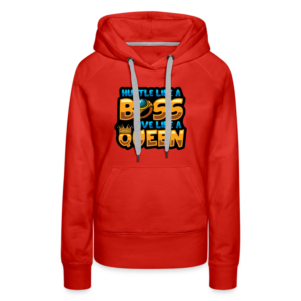 Boss Women’s Premium Hoodie - red